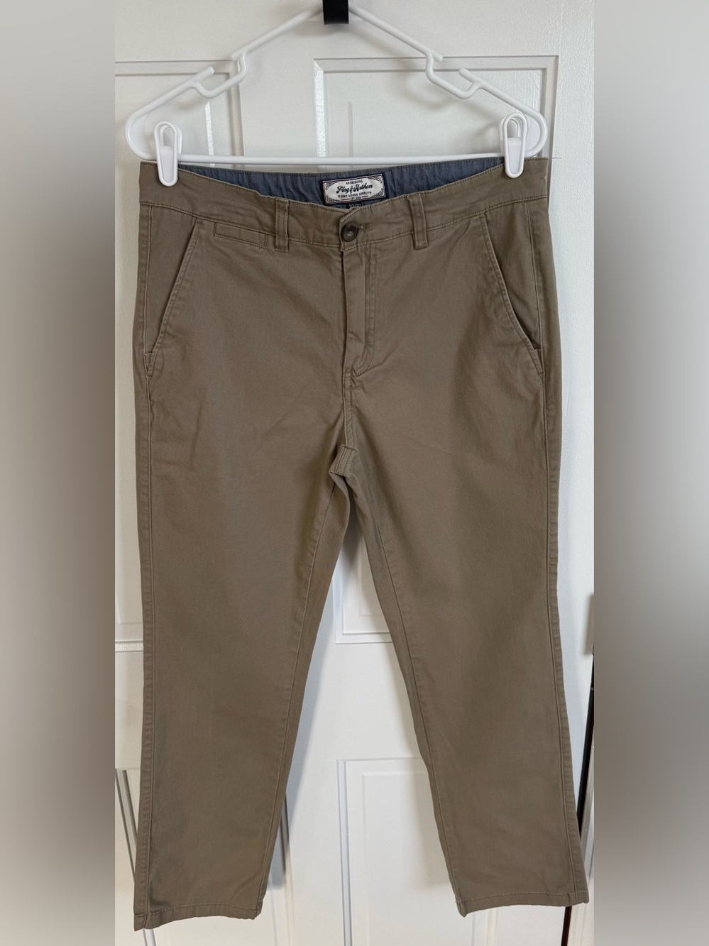 Flag & Anthem Slim Fit Stretch Chino Pants Khaki‎ Men’s 32x30 Casual